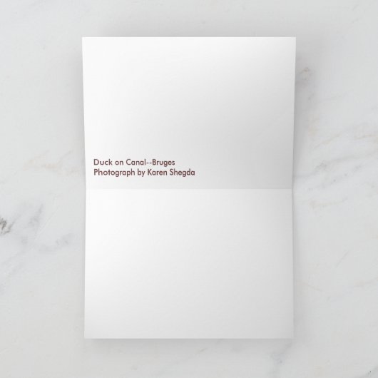 Carte Canard (Intérieur)