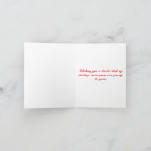 Carte Canard Animé Noël (Intérieur)