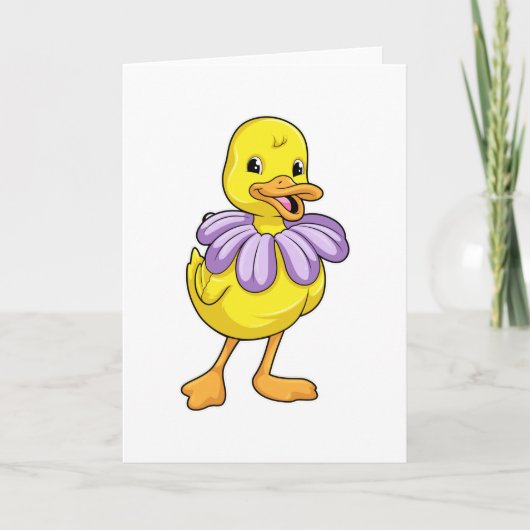 Carte Canard avec Daisy (Devant)