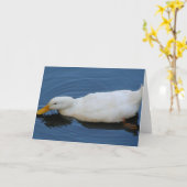 Carte Canard blanc (Fleur jaune)