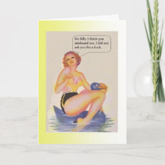 Carte Canard d'anniversaire