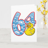 Carte Canard de 64 âges (Fleur jaune)