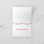 Carte Canard de Noël Pekin Animé (Intérieur)