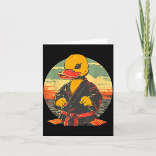 Carte Canard en caoutchouc de karaté animal Mma Taekwond