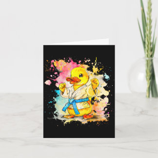 Carte Canard en caoutchouc Judo Nature Kickboxing Taekwo