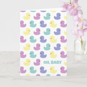 Carte Canard en caoutchouc mignon genre neutre personnal