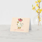 Carte Canard Guéris Vite (Fleur jaune)