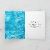 Carte Canard Jaune Anniversaire Avec Lunettes De Soleil (Intérieur)