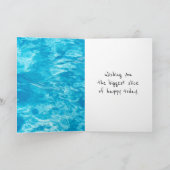 Carte Canard Jaune Anniversaire Avec Lunettes De Soleil (Intérieur)