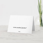 Carte Canard - joyeux anniversaire (Dos)