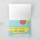 Carte Canard - joyeux anniversaire (Intérieur)