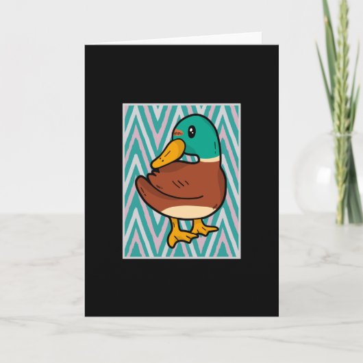 Carte Canard mignon (Devant)