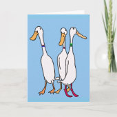 Carte Canards coureurs (Devant)