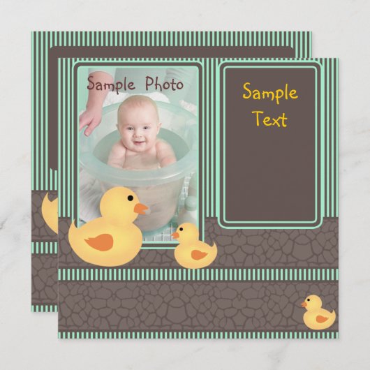 Carte Canards de barbarie (Devant / Derrière)