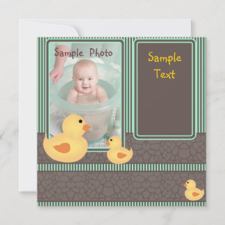 Carte Canards de bébé