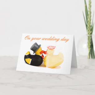 Carte Canards de mariage
