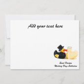 Carte Canards de mariage 2 (Dos)