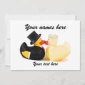 Carte Canards de mariage 2 (Devant)