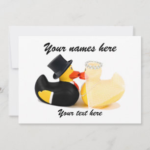 Carte Canards de mariage 2