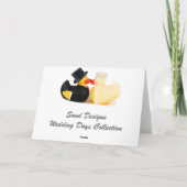Carte Canards de mariage 2 (Dos)