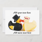 Carte Canards de mariage 4 (Devant)