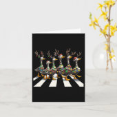 Carte Canards de Noël Mignons Animaux Noëls Canards (Fleur jaune)
