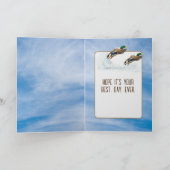 Carte Canards Mallard Anniversaire Avec Nom (Intérieur)