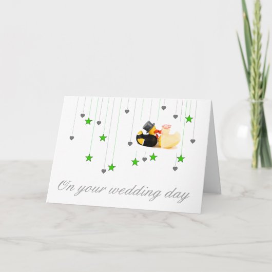 Carte canards mariages (Devant)