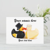 Carte Canards mariages 2 (Debout devant)