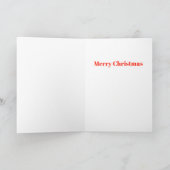 Carte Canari chanteur de Noël (Intérieur)