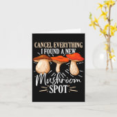 Carte Cancel Everything I Found A New Mushroom St Fora  (Fleur jaune)