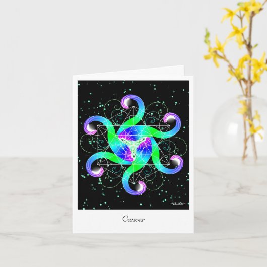 Carte Cancer (Fleur jaune)