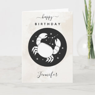 Carte Cancer Astrologie Zodiac étoile signe Horoscope Ma