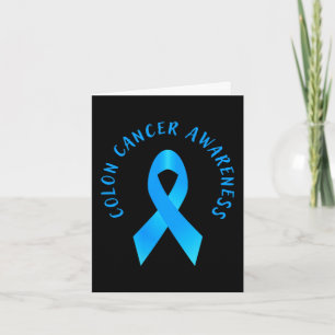 Carte Cancer colorectal du côlon sensibilisation mars bl