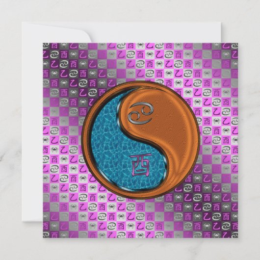 Carte Cancer & Coq de Bois (Devant)