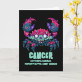 Carte Cancer Crab Zombie (Fleur jaune)