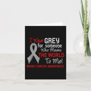 Carte Cancer Du Cerveau Pour Quelqu'Un Qui Signifie Mond