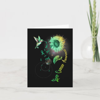 Carte Cancer du foie Tournesol Colibri