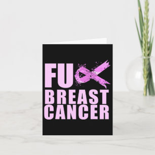 Carte Cancer Du Ruban Pour La Sensibilisation Au Cancer 