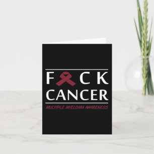 Carte Cancer du sang Lutte contre le cancer Ruban 4