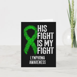 Carte Cancer du Sang Sa lutte est mon combat Lymphoma Aw