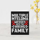 Carte Cancer du Sang Survivant Cellule plasmatique Myélo (Fleur jaune)