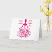 Carte cancer du sein (Fleur jaune)