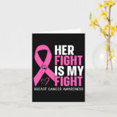 Carte Cancer du sein (Fleur jaune)