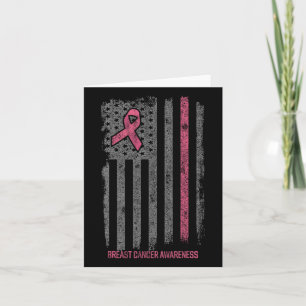 Carte Cancer du sein Chemises Drapeau américain Cancer d