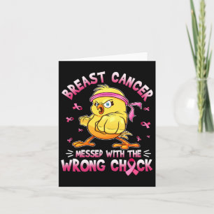 Carte Cancer Du Sein Gâché Avec Les Mauvais Chick Drôle