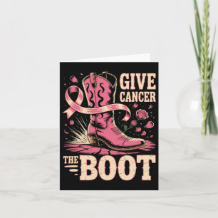 Carte Cancer du sein Le garçon donne le cancer La fille 
