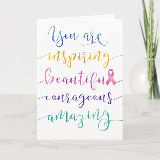 Carte Cancer du sein - rappelez-vous qui vous êtes (Devant)