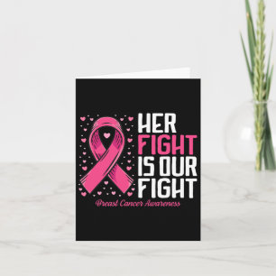 Carte Cancer du sein Sa lutte est notre combat cancer du