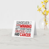 Carte Cancer du Whoever Said (Fleur jaune)